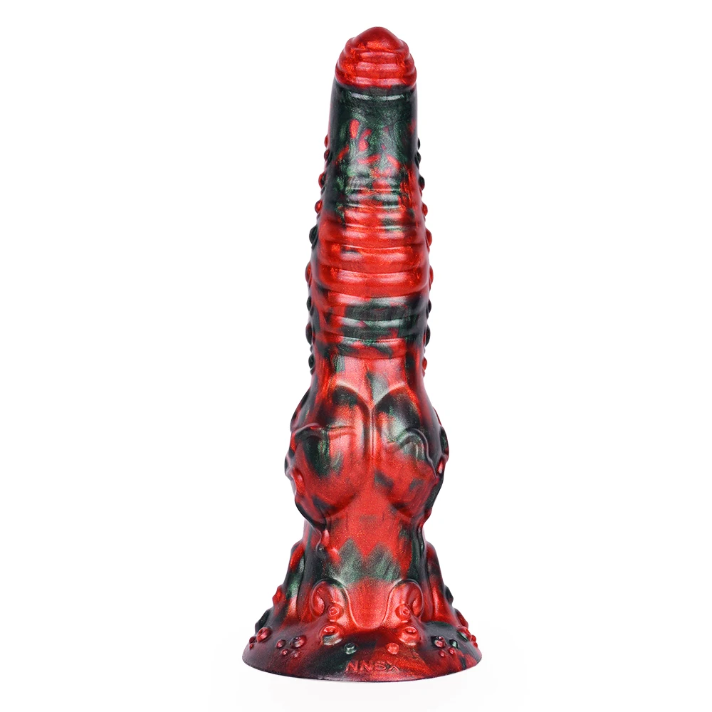 FAAK Silicone Fantasy octopus Legs Design Dildos With Sucker Colorful Penis Sex Toys For Women Clit Stimulate Long Anal Plug FAAK Silicone Fantasy octopus Legs Design Dildos With Sucker Colorful Penis Sex Toys For Women Clit Stimulate Long Anal Plug