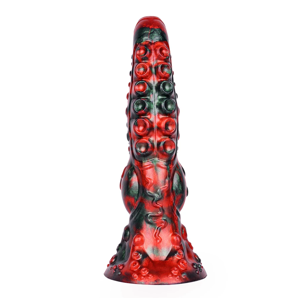 FAAK Silicone Fantasy octopus Legs Design Dildos With Sucker Colorful Penis Sex Toys For Women Clit Stimulate Long Anal Plug FAAK Silicone Fantasy octopus Legs Design Dildos With Sucker Colorful Penis Sex Toys For Women Clit Stimulate Long Anal Plug