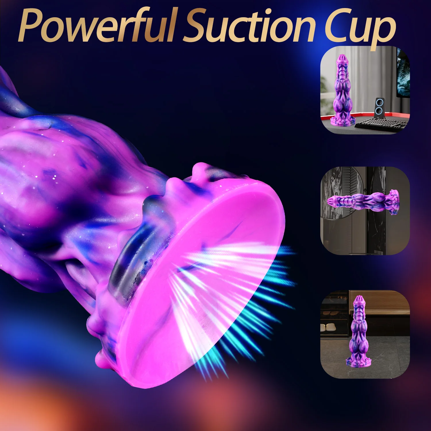 Thick Long Monster Dildo Horse Knot Huge Cock Anal Expansion Sucker Fantasy Dragon Dog Knot 9.4 inch Soft Penis Vagina Sex Toys