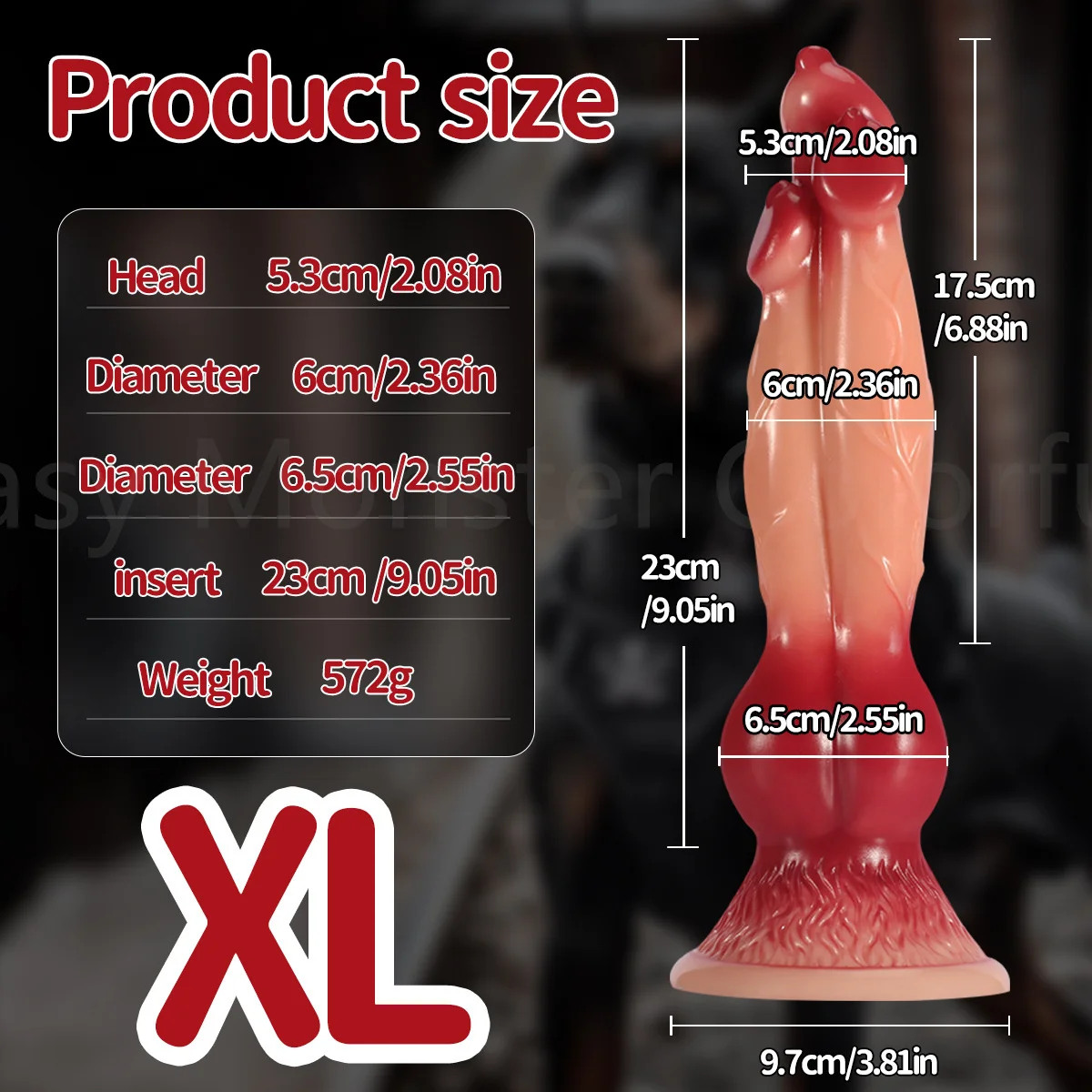 Colorful Dog Knot Dildo Realistic Fantasy Monster Creature Animal Dildo Wolf Penis Anal Plug Sex Toy For  Couples Play Game