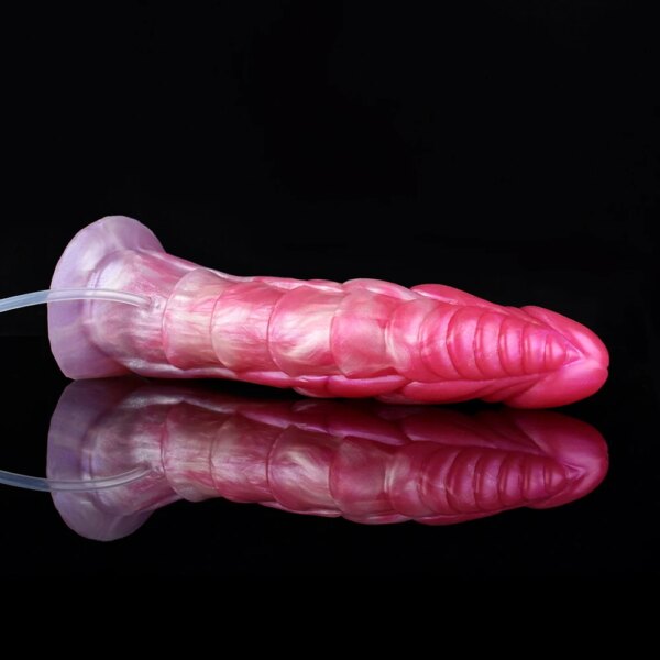 Squirting Anal Dildo Silicone Dick Curved Scales Monster Penis Vagina Anus Massage Fantasy Masturbator Sexy Toys For Women