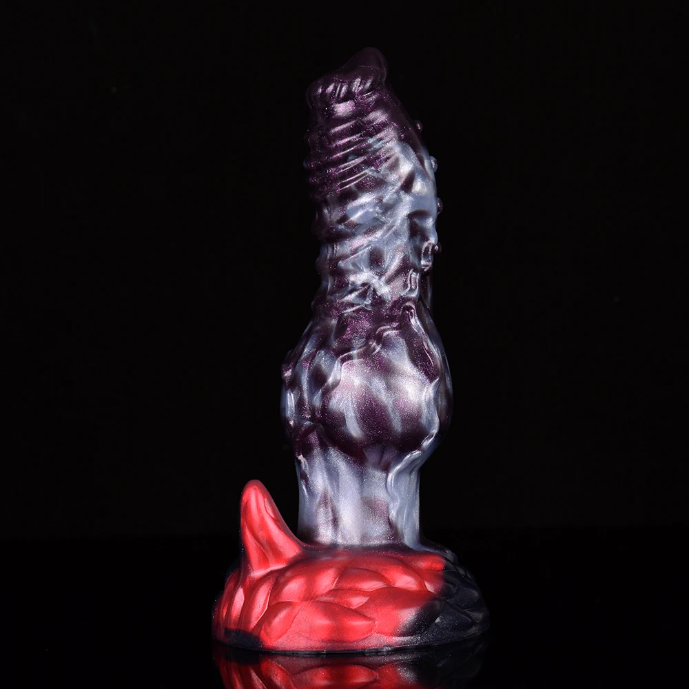 NYOTA Silicone Large Dog Knot Penis Anal Plug Fantasy Dildo Dick With Sucker Sex Toys For Women Men Masturbator Adult Erotic Toy