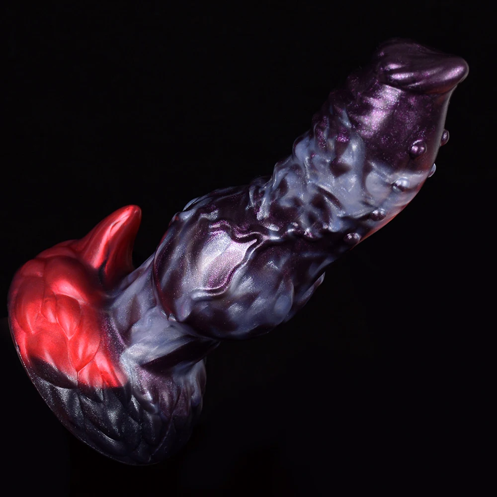 NYOTA Silicone Large Dog Knot Penis Anal Plug Fantasy Dildo Dick With Sucker Sex Toys For Women Men Masturbator Adult Erotic Toy