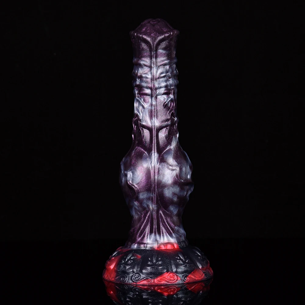 NYOTA Silicone Large Dog Knot Penis Anal Plug Fantasy Dildo Dick With Sucker Sex Toys For Women Men Masturbator Adult Erotic Toy