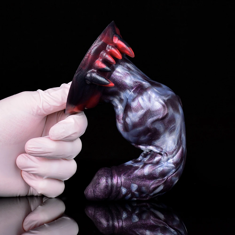 NYOTA Silicone Large Dog Knot Penis Anal Plug Fantasy Dildo Dick With Sucker Sex Toys For Women Men Masturbator Adult Erotic Toy