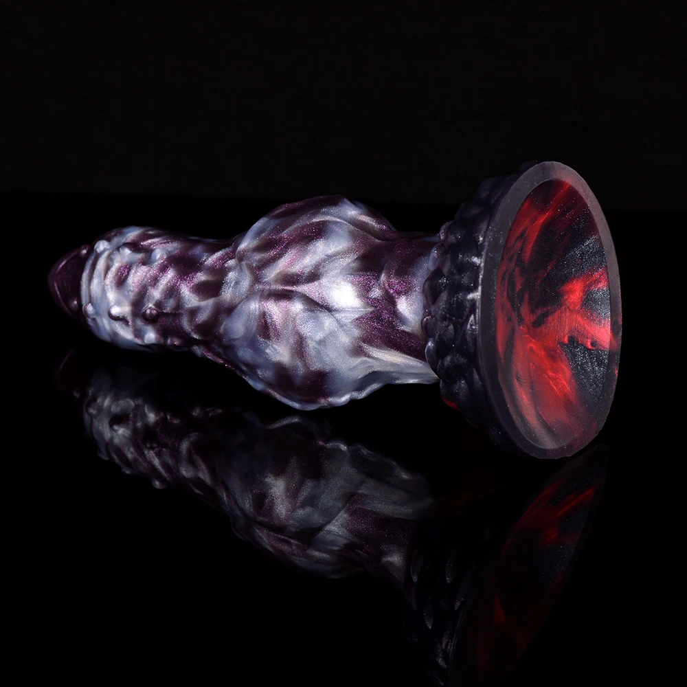NYOTA Silicone Large Dog Knot Penis Anal Plug Fantasy Dildo Dick With Sucker Sex Toys For Women Men Masturbator Adult Erotic Toy
