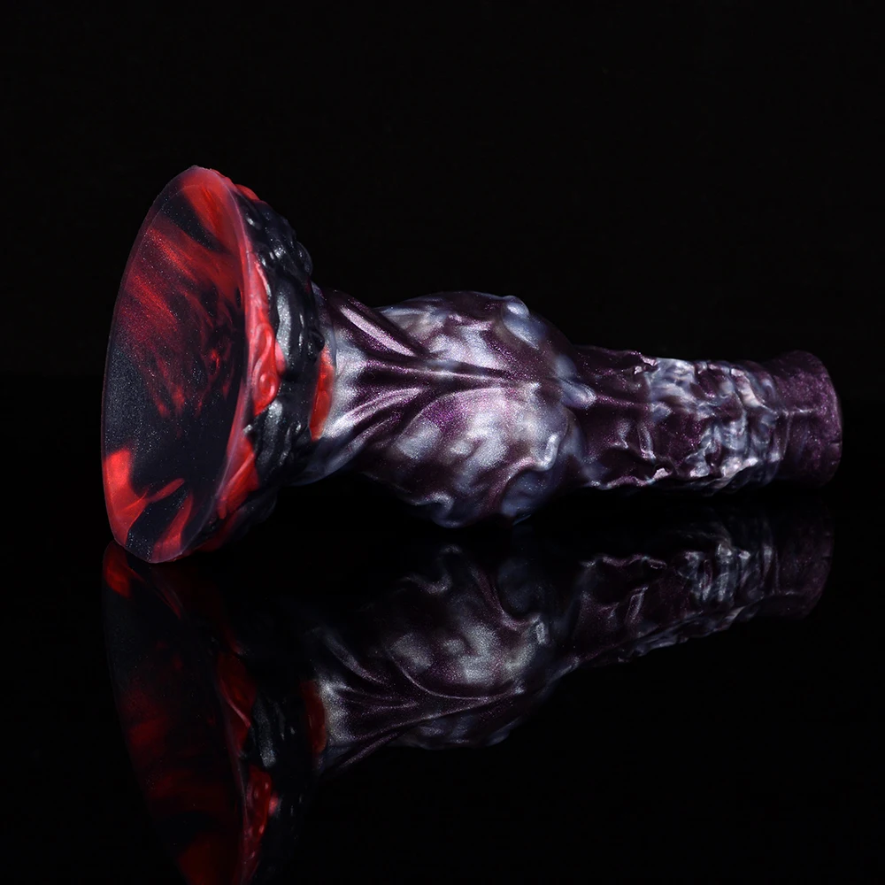 NYOTA Silicone Large Dog Knot Penis Anal Plug Fantasy Dildo Dick With Sucker Sex Toys For Women Men Masturbator Adult Erotic Toy