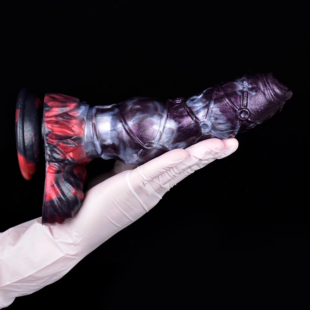 NYOTA Silicone Large Dog Knot Penis Anal Plug Fantasy Dildo Dick With Sucker Sex Toys For Women Men Masturbator Adult Erotic Toy