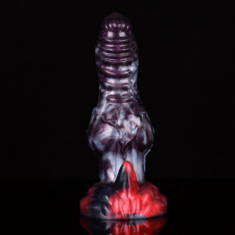NYOTA Silicone Large Dog Knot Penis Anal Plug Fantasy Dildo Dick With Sucker Sex Toys For Women Men Masturbator Adult Erotic Toy