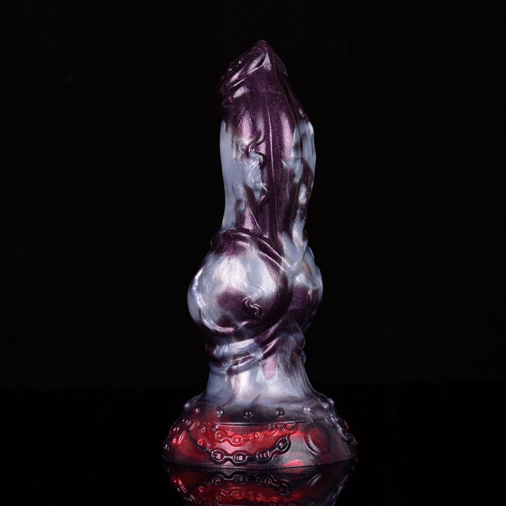 NYOTA Silicone Large Dog Knot Penis Anal Plug Fantasy Dildo Dick With Sucker Sex Toys For Women Men Masturbator Adult Erotic Toy