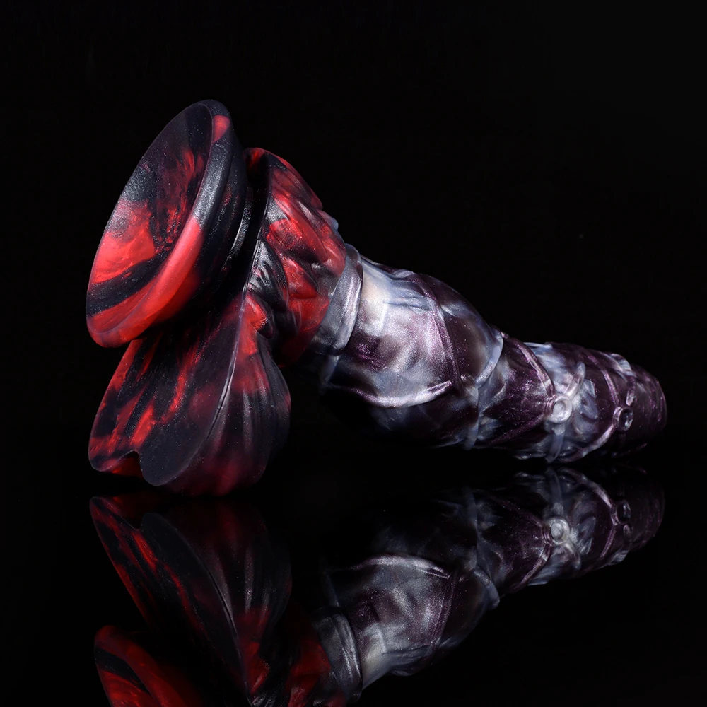 NYOTA Silicone Large Dog Knot Penis Anal Plug Fantasy Dildo Dick With Sucker Sex Toys For Women Men Masturbator Adult Erotic Toy