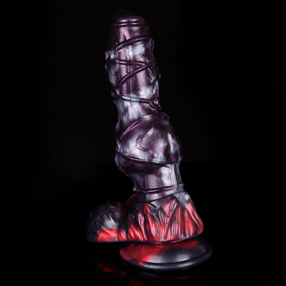 NYOTA Silicone Large Dog Knot Penis Anal Plug Fantasy Dildo Dick With Sucker Sex Toys For Women Men Masturbator Adult Erotic Toy