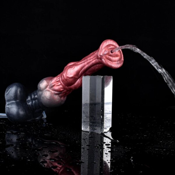 New Silicone Horse Dildo With Squirting Function Fantasy Realistic Masturbators Ejaculation Anal Plug For Women Sex Toys