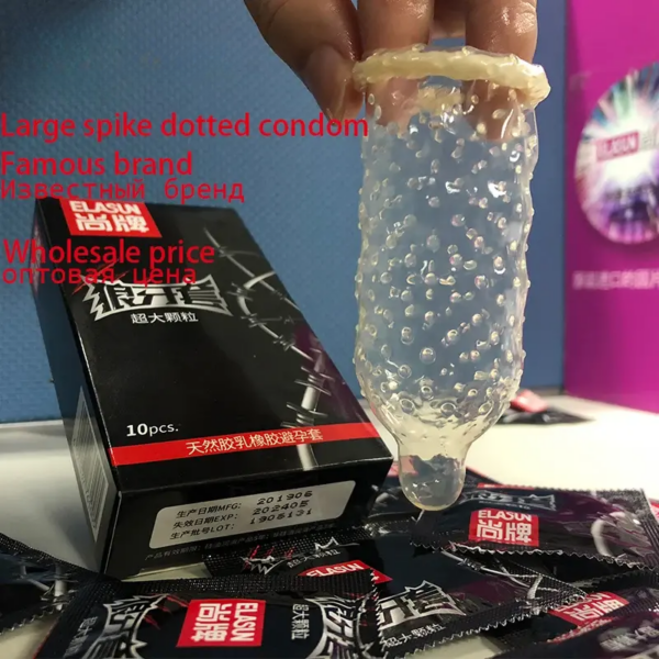 5D Dots Condoms with Tendrils Adult Sex Toys Granule Penis Sleeves For Mens Contraception Safety Condom Couple Sex Supplies Shop