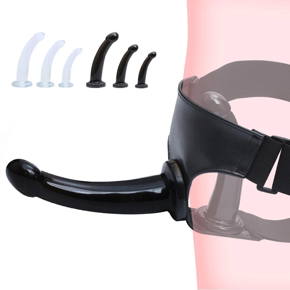 Realistic Dildo With Suction Cup Jelly Dildos Sex Toys for Woman Strapon Ultra Elastic Harness Belt Strap On Dick Big Penis