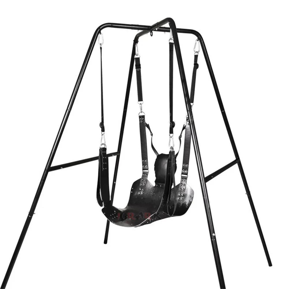 Sex Toys for Couples Two Erotic Product Sex Swing BDSM Bondage Sling Leather Bed Hammock Pillow Love Positions Adult Games Chair