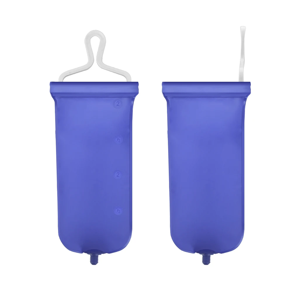 1.6L/2L Protable Enema Bag Kit Reusable Vaginal Anal Washing Silicone Water Colon Cleansing Enteroclysm Detoxified Bowel Bags