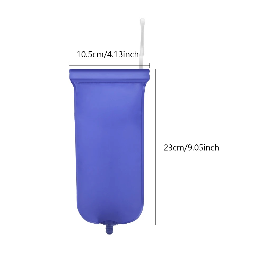 1.6L/2L Protable Enema Bag Kit Reusable Vaginal Anal Washing Silicone Water Colon Cleansing Enteroclysm Detoxified Bowel Bags