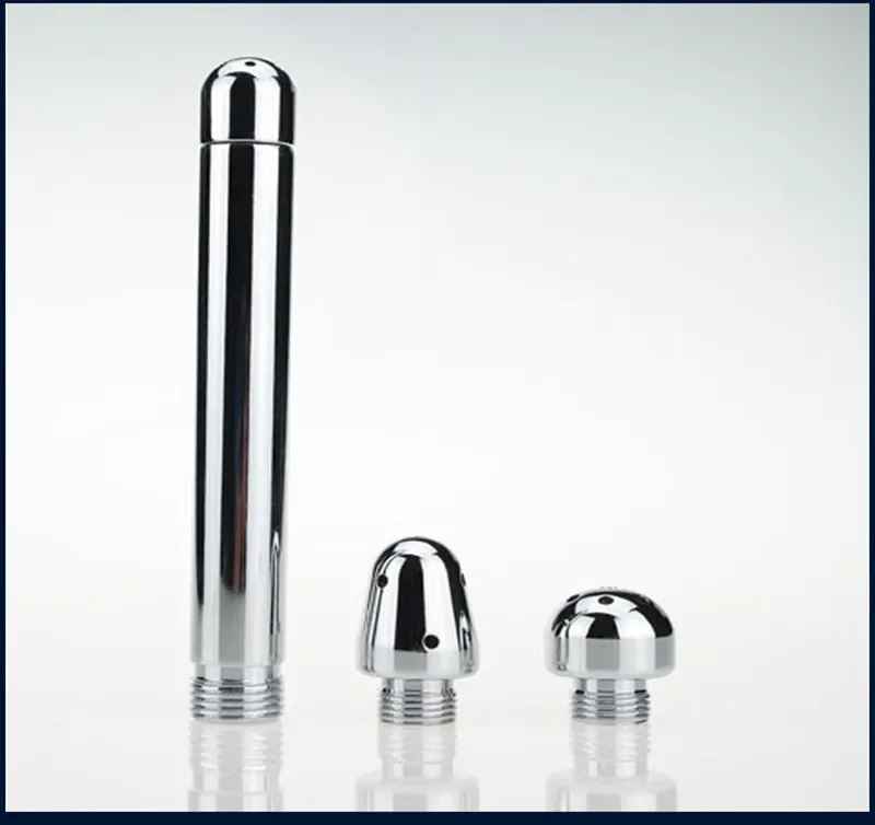 Stainless steel Bidet Faucets Rushed Anal Douche Shower Cleaning Enemator Enema Metal Anal Cleaner Butt Plugs Tap