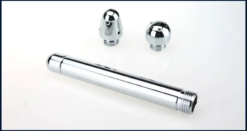 Stainless steel Bidet Faucets Rushed Anal Douche Shower Cleaning Enemator Enema Metal Anal Cleaner Butt Plugs Tap