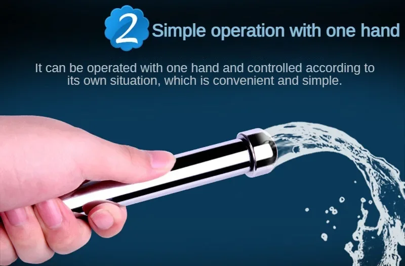 Stainless steel Bidet Faucets Rushed Anal Douche Shower Cleaning Enemator Enema Metal Anal Cleaner Butt Plugs Tap