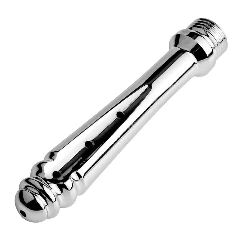Stainless steel Bidet Faucets Rushed Anal Douche Shower Cleaning Enemator Enema Metal Anal Cleaner Butt Plugs Tap