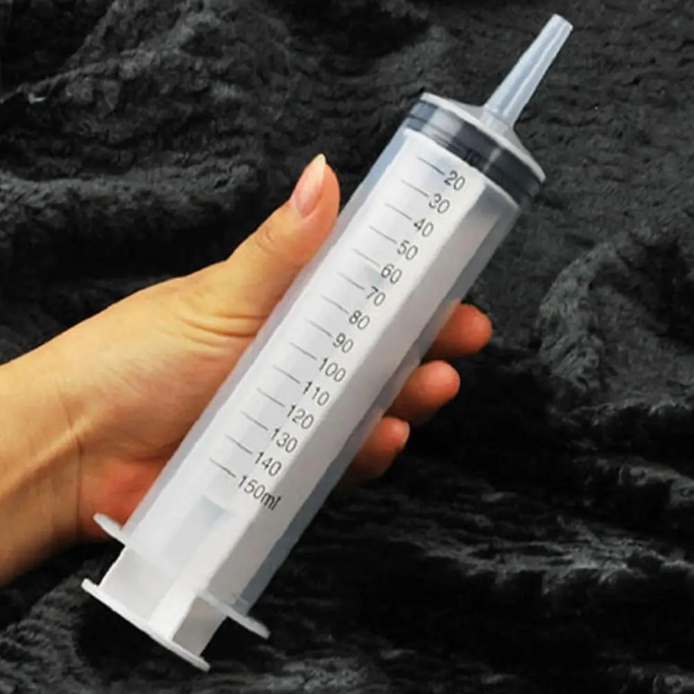 100mL / 150mL / 200mL Reusable Plastic Syringes Feeder Cleaning Douche Enema Nutrient Sterile Health Measuring Syringe Tools 100mL / 150mL / 200mL Reusable Plastic Syringes Feeder Cleaning Douche Enema Nutrient Sterile Health Measuring Syringe Tools