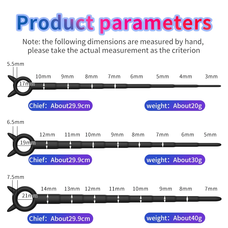 Silicone Horse Eye Stick Penis Plug Urethra Beads Urethral Stimulator Sounding Urethral Masturbation Climax Sex Toys for Men Silicone Horse Eye Stick Penis Plug Urethra Beads Urethral Stimulator Sounding Urethral Masturbation Climax Sex Toys for Men