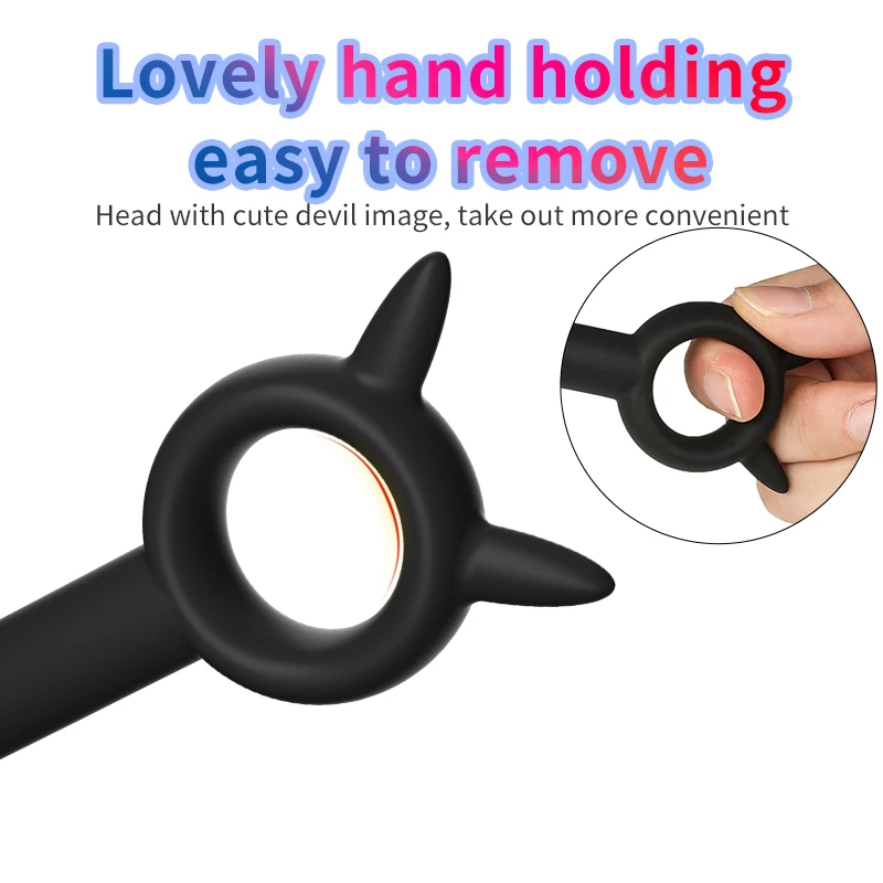 Silicone Horse Eye Stick Penis Plug Urethra Beads Urethral Stimulator Sounding Urethral Masturbation Climax Sex Toys for Men Silicone Horse Eye Stick Penis Plug Urethra Beads Urethral Stimulator Sounding Urethral Masturbation Climax Sex Toys for Men