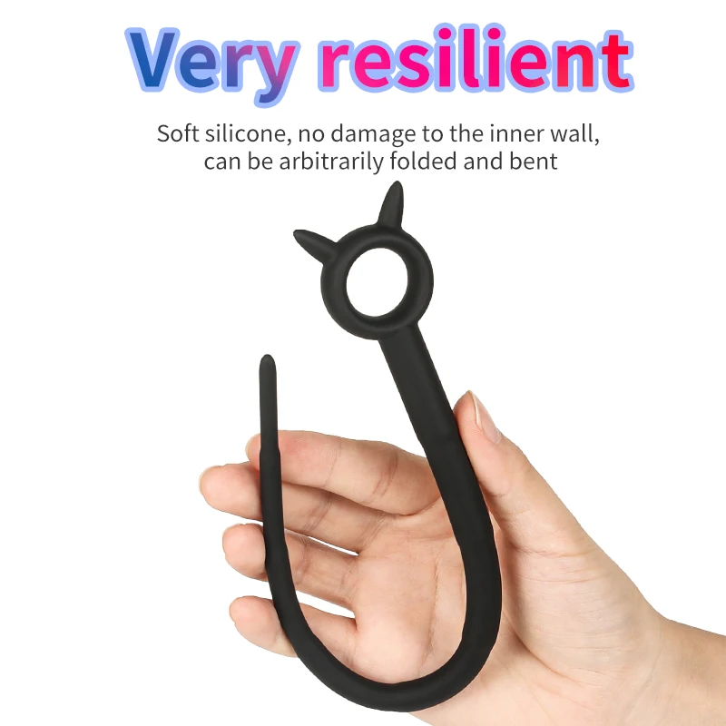 Silicone Horse Eye Stick Penis Plug Urethra Beads Urethral Stimulator Sounding Urethral Masturbation Climax Sex Toys for Men Silicone Horse Eye Stick Penis Plug Urethra Beads Urethral Stimulator Sounding Urethral Masturbation Climax Sex Toys for Men
