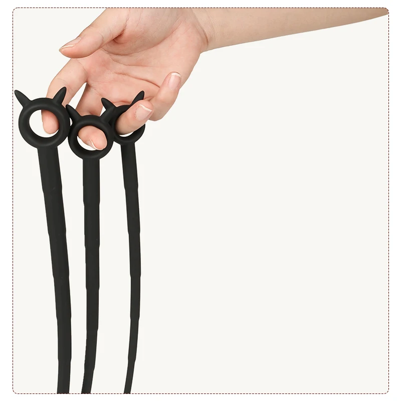 Silicone Horse Eye Stick Penis Plug Urethra Beads Urethral Stimulator Sounding Urethral Masturbation Climax Sex Toys for Men Silicone Horse Eye Stick Penis Plug Urethra Beads Urethral Stimulator Sounding Urethral Masturbation Climax Sex Toys for Men