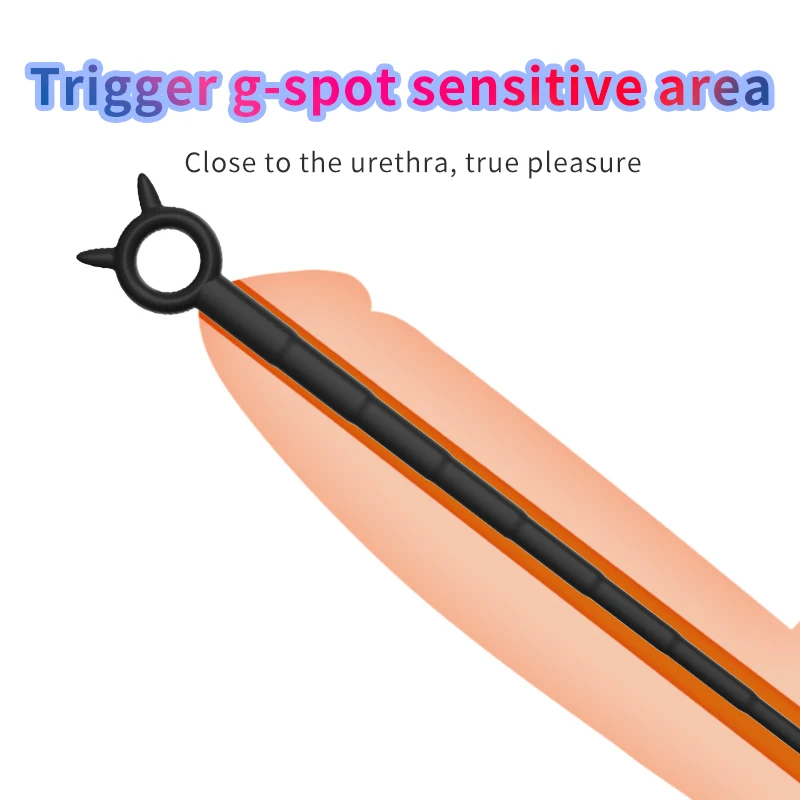 Silicone Horse Eye Stick Penis Plug Urethra Beads Urethral Stimulator Sounding Urethral Masturbation Climax Sex Toys for Men Silicone Horse Eye Stick Penis Plug Urethra Beads Urethral Stimulator Sounding Urethral Masturbation Climax Sex Toys for Men