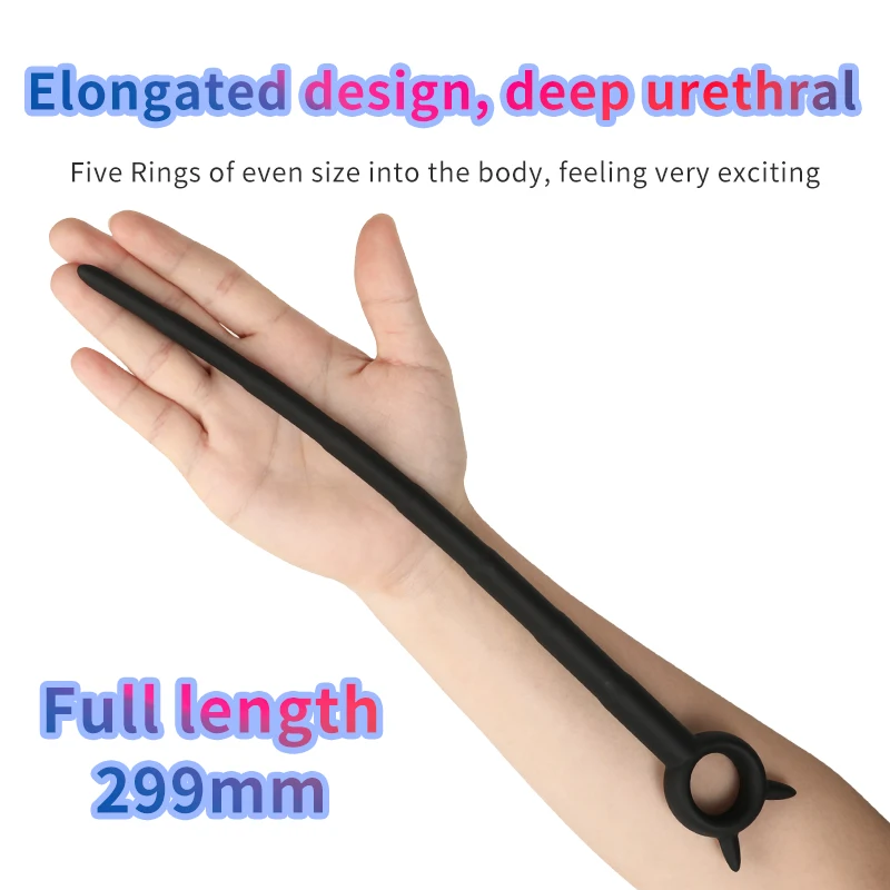 Silicone Horse Eye Stick Penis Plug Urethra Beads Urethral Stimulator Sounding Urethral Masturbation Climax Sex Toys for Men Silicone Horse Eye Stick Penis Plug Urethra Beads Urethral Stimulator Sounding Urethral Masturbation Climax Sex Toys for Men