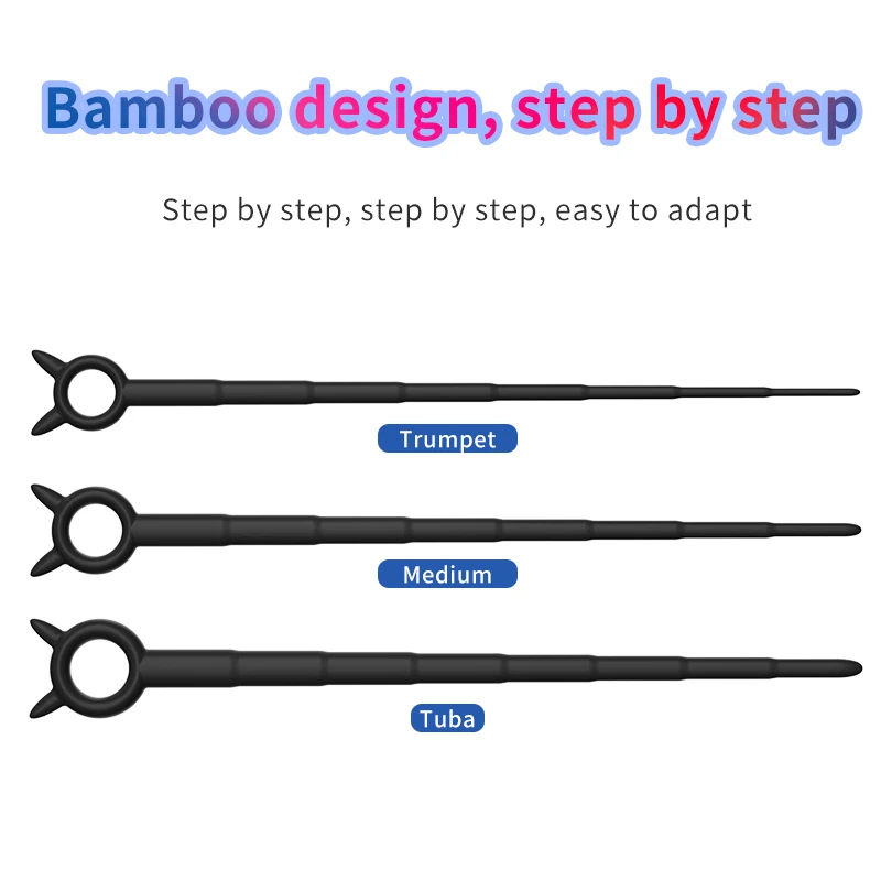 Silicone Horse Eye Stick Penis Plug Urethra Beads Urethral Stimulator Sounding Urethral Masturbation Climax Sex Toys for Men Silicone Horse Eye Stick Penis Plug Urethra Beads Urethral Stimulator Sounding Urethral Masturbation Climax Sex Toys for Men