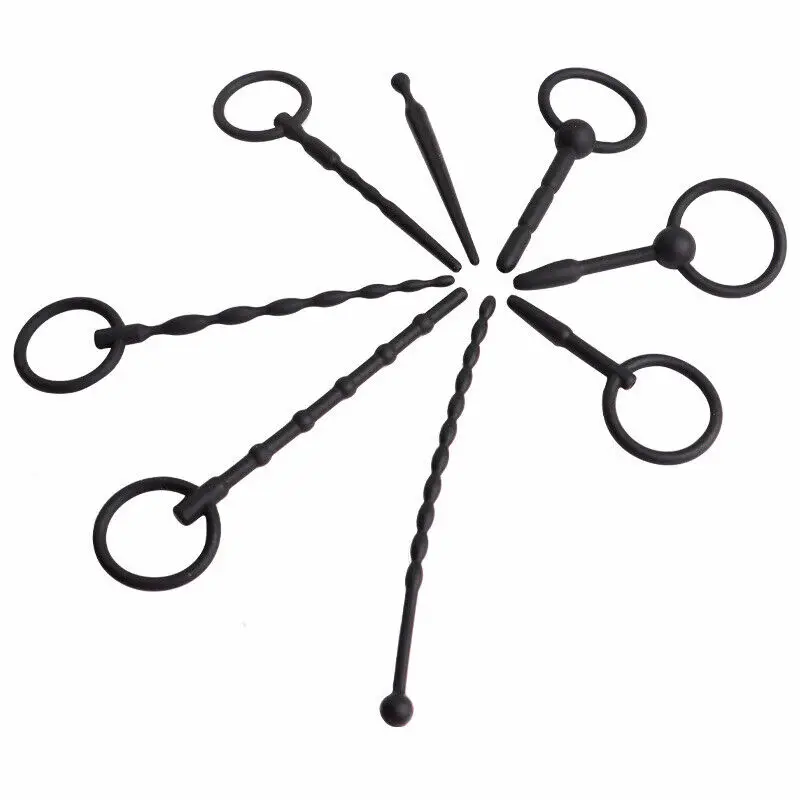 Silicone Urethra Catheter Penis Plug Tube Urethral Dilator Stretching Horse Eye Stimulation Adult Sex Toys for Men Masturbation