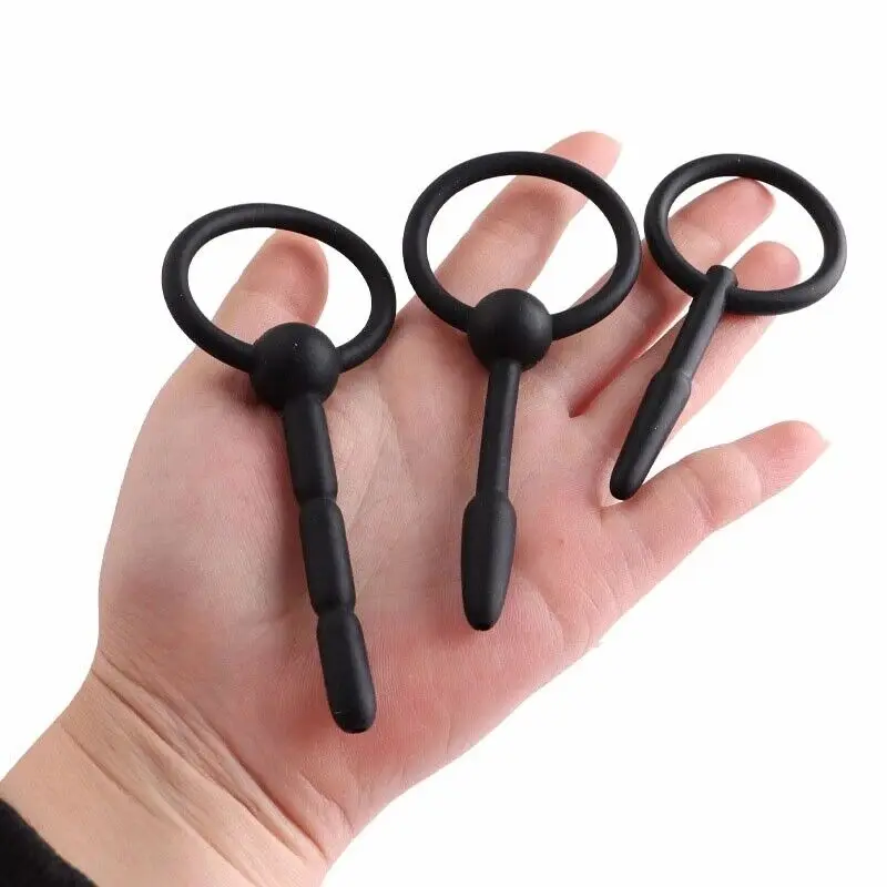 Silicone Urethra Catheter Penis Plug Tube Urethral Dilator Stretching Horse Eye Stimulation Adult Sex Toys for Men Masturbation
