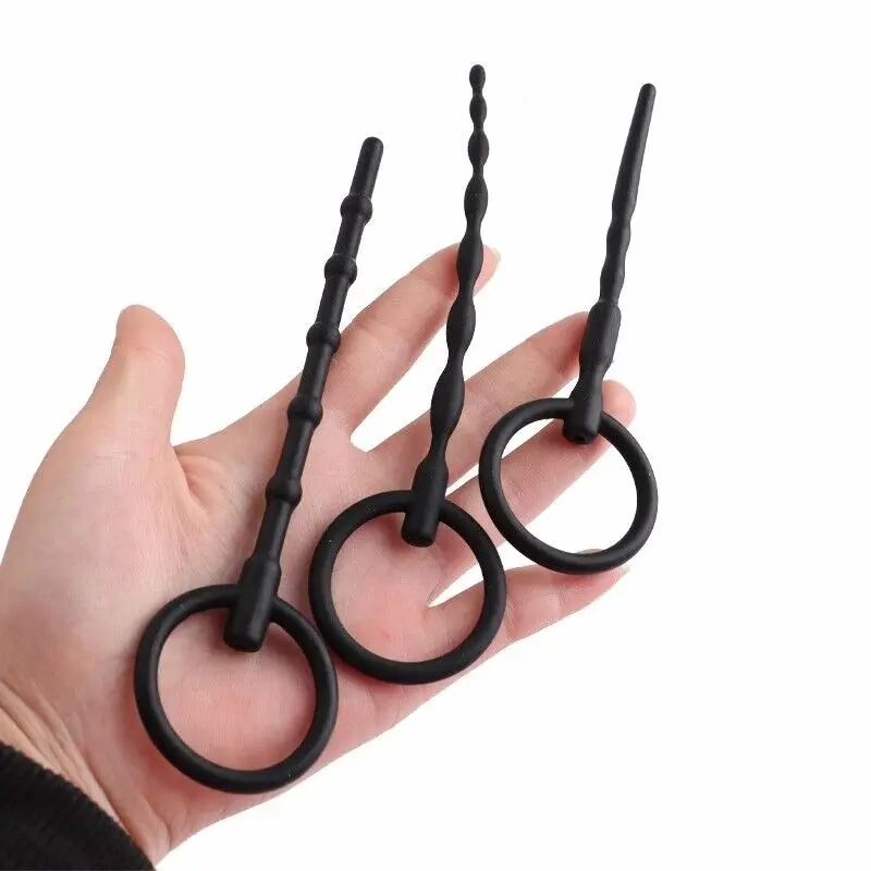 Silicone Urethra Catheter Penis Plug Tube Urethral Dilator Stretching Horse Eye Stimulation Adult Sex Toys for Men Masturbation
