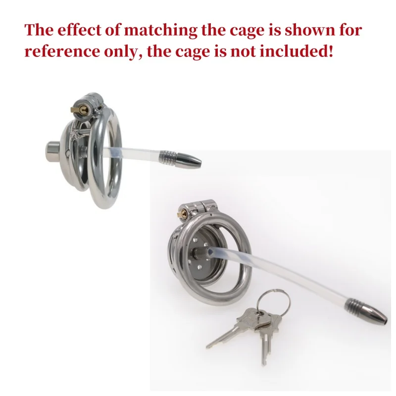 Male Chastity Device Accessories Cock Cage Penis Lock Silicone Catheter Short/Long Horse Eye Rod Urethral Plug Adult Sex Toys 18 Male Chastity Device Accessories Cock Cage Penis Lock Silicone Catheter Short/Long Horse Eye Rod Urethral Plug Adult Sex Toys 18