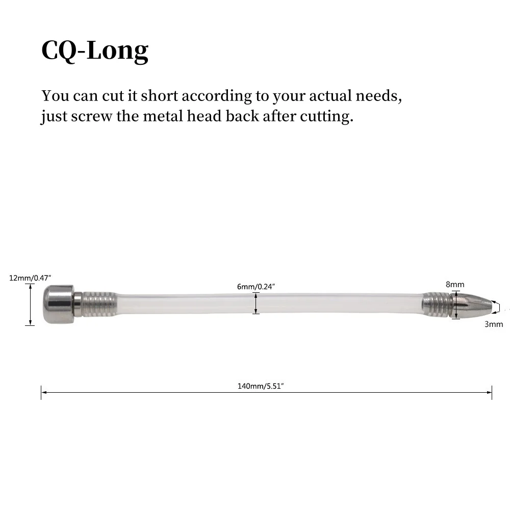 Male Chastity Device Accessories Cock Cage Penis Lock Silicone Catheter Short/Long Horse Eye Rod Urethral Plug Adult Sex Toys 18