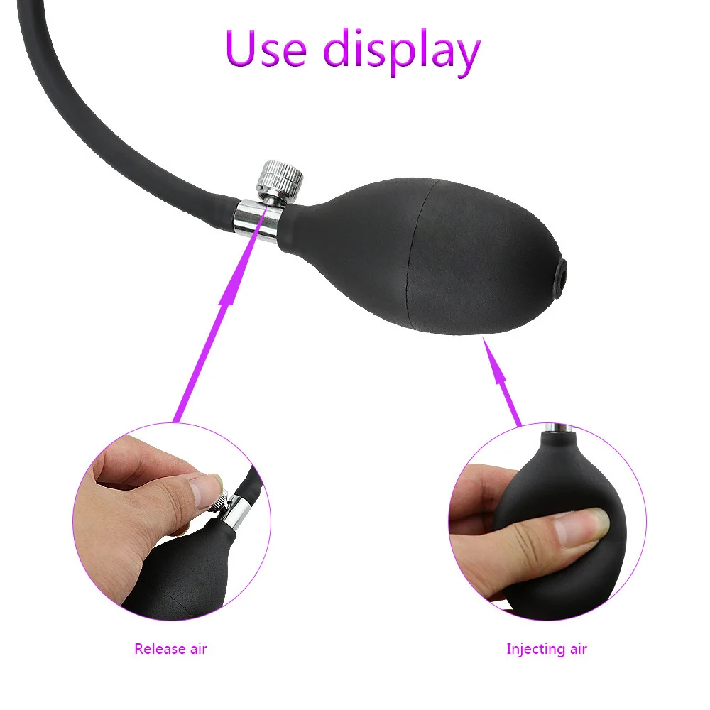 Inflatable Urethra Catheter Dilator Expandable Horse Eye Stick Silicone Penis Plug Masturbator BDSM Sex Toys For Men Gay Adult Inflatable Urethra Catheter Dilator Expandable Horse Eye Stick Silicone Penis Plug Masturbator BDSM Sex Toys For Men Gay Adult