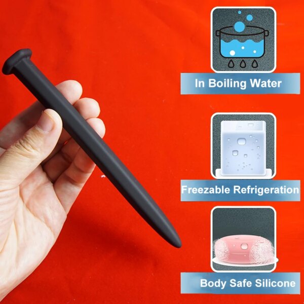 Urethral Toys for Man,Nail & Screw Silicone Penis Plug Sounding,Urethal Inserts,Urethra Dilation Catheter,Uretral Probe