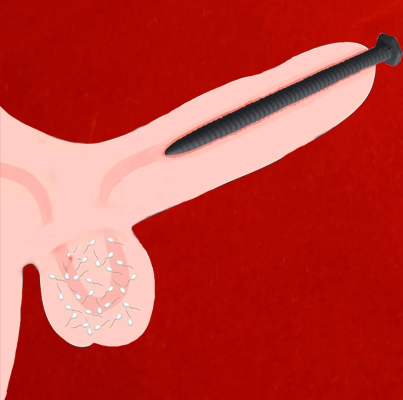 Urethral Toys for Man,Nail & Screw Silicone Penis Plug Sounding,Urethal Inserts,Urethra Dilation Catheter,Uretral Probe