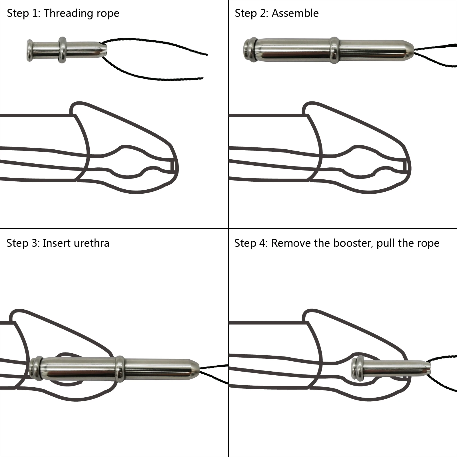 New!!! Embedded Stainless Steel Urethra Catheter,Male Penis Urinary Plug,Sex Toy,Adult Game,Urethra Stimulate Dilator 135