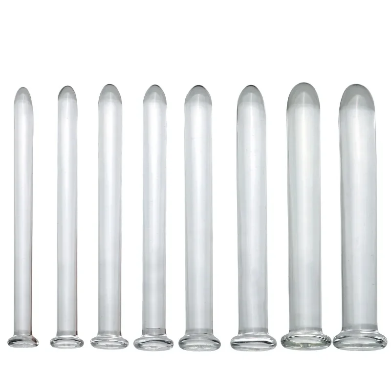 Urethral Dilation Massage Glass Horse Eye Rod Urethral Stimulator Expander Penis Plug Fetish SexToy For Men Masturbator 8 Size