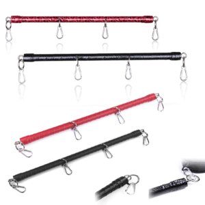 PU Leather Metal Steel Spreader Bar BDSM Bondage Handcuffs Wrist Ankle Accessory Restraint Slave Cosplay Set Sex Toys for Couple