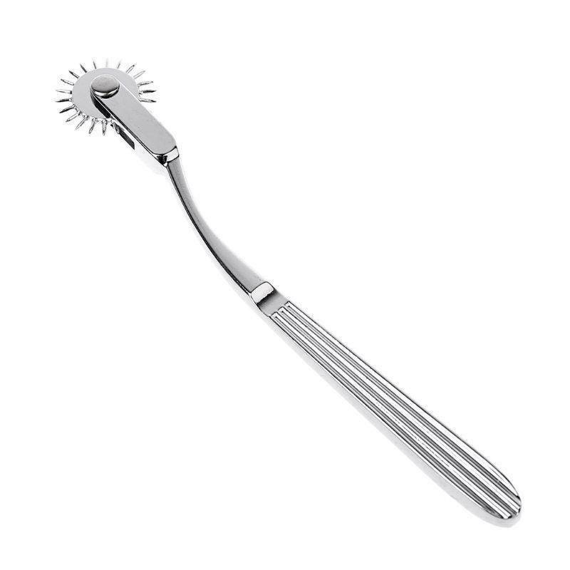 WAKEWAY Stainless Steel Pinwheel Needles Wheel Roller Submissve Fetish Sex Slave Kit Sex Toy Nipple Clitoris BDSM Lesbian Women