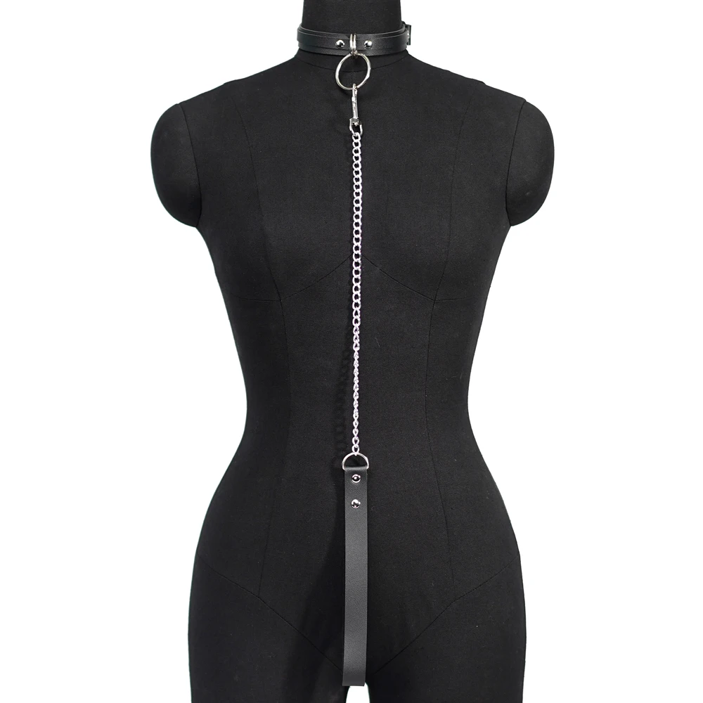Women Sexy Mask Half Face Cosplay Leather Mask Party Mask Chain Harness Necklace Masquerade Ball Fancy Masks Punk Collar BDSM Women Sexy Mask Half Face Cosplay Leather Mask Party Mask Chain Harness Necklace Masquerade Ball Fancy Masks Punk Collar BDSM