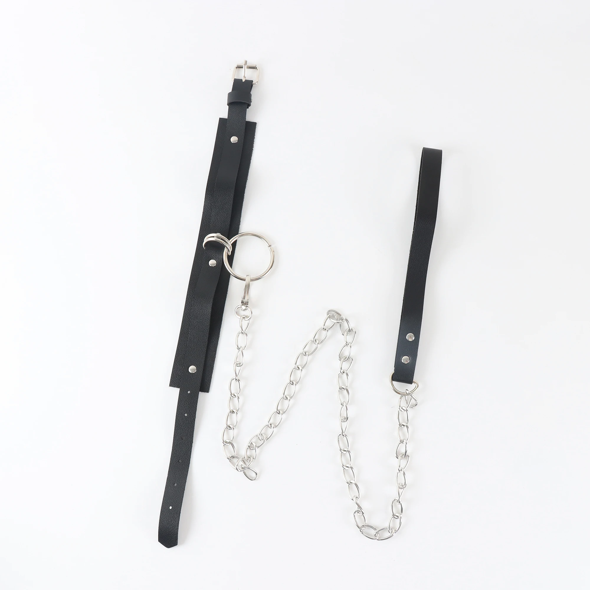 Sex Toys Slave Bondage Collar Erotic Leash Adjustable Necklace PU Leather BDSM Choker for Women Sexual Couples Adult Games