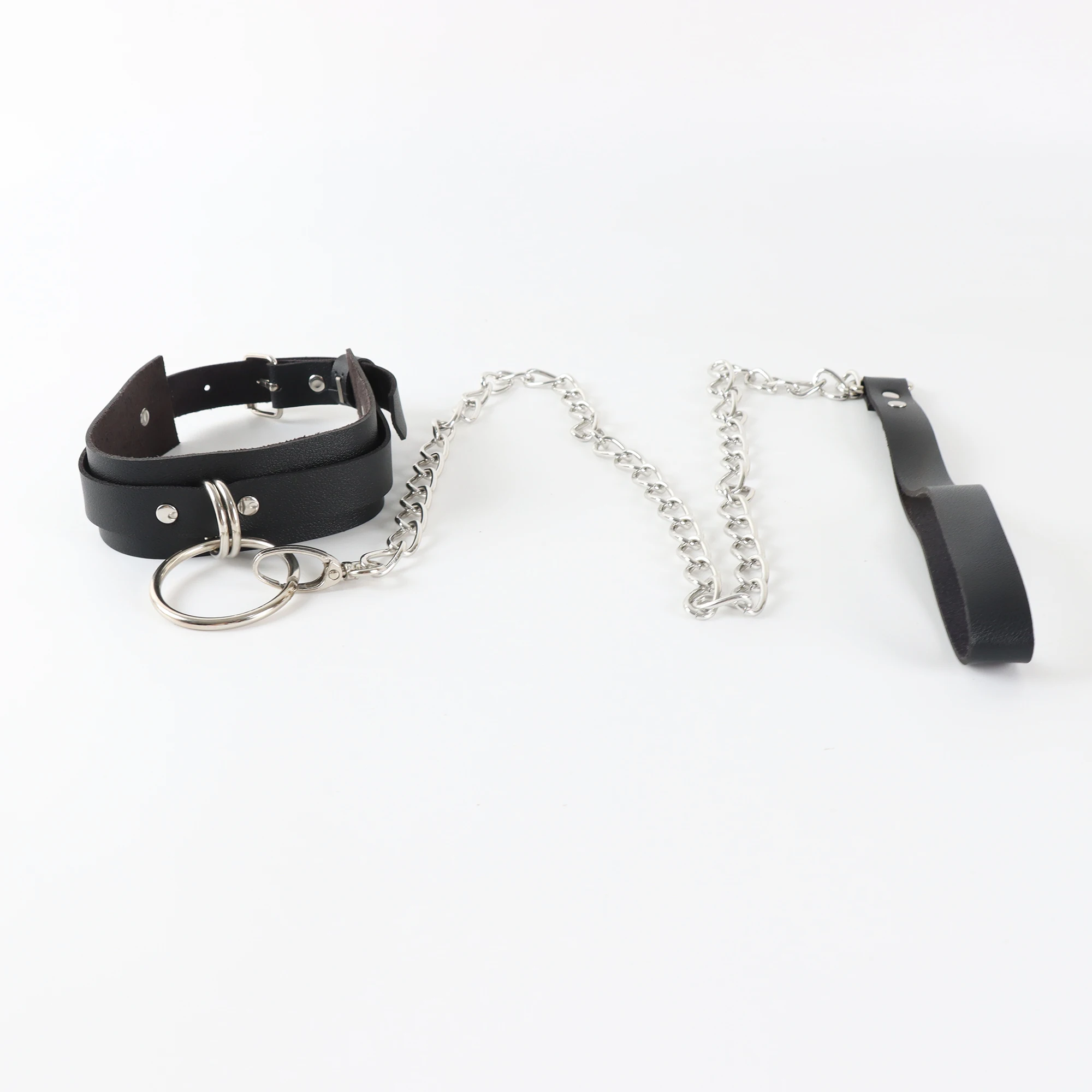 Sex Toys Slave Bondage Collar Erotic Leash Adjustable Necklace PU Leather BDSM Choker for Women Sexual Couples Adult Games