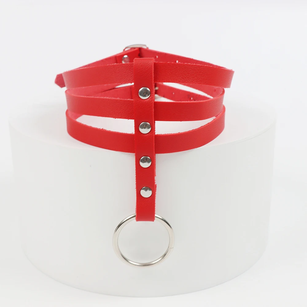 Fashion Jewelry Black Leather Round Choker Simple Temperament Necklace For Women Sexy Vintage Charm Round Gothic Collar Necklace Fashion Jewelry Black Leather Round Choker Simple Temperament Necklace For Women Sexy Vintage Charm Round Gothic Collar Necklace